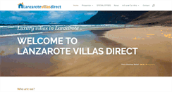 Desktop Screenshot of lanzarotevillasdirect.com